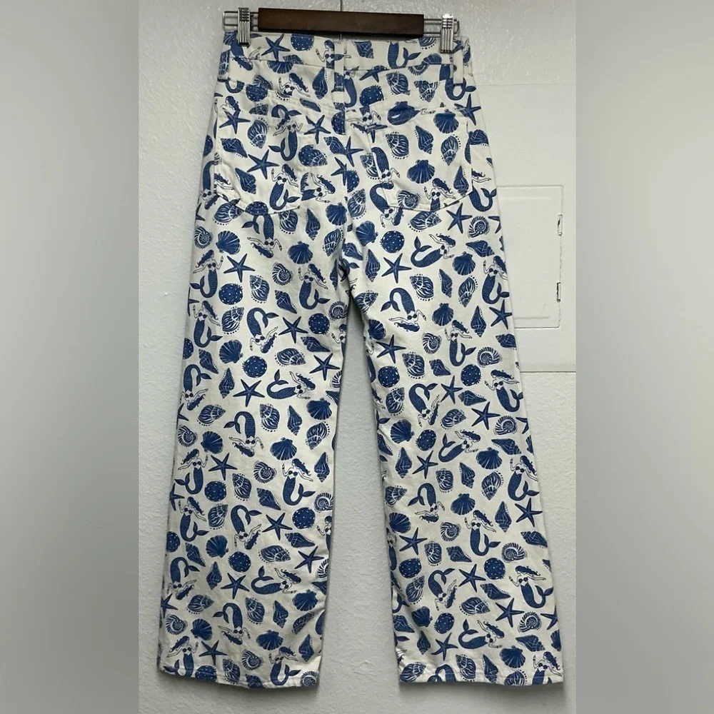 Old Navy  High-Waisted Baggy Wide-Leg  Girl Jeans  size 14 R